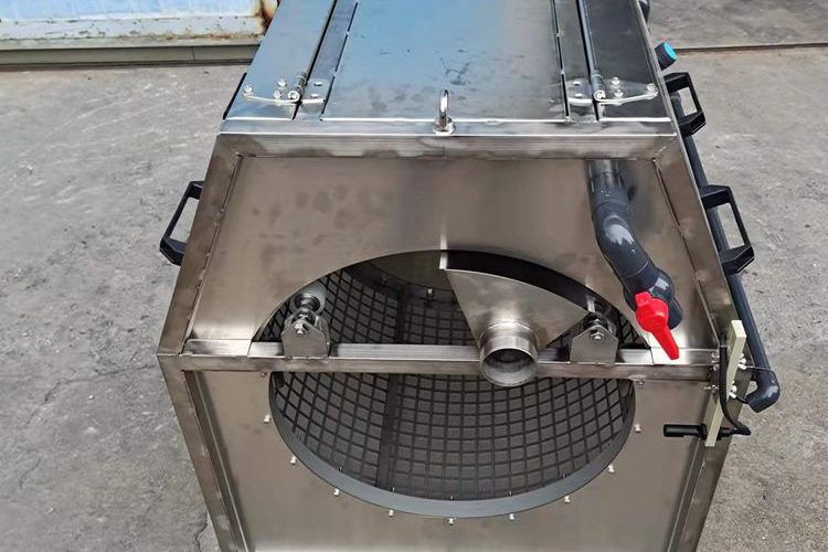 Stainless steel microfiltration machine