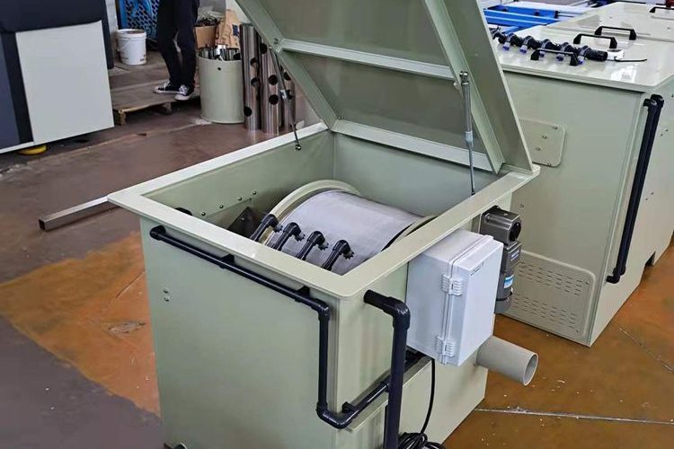 Aquaculture drum box microfiltration machine