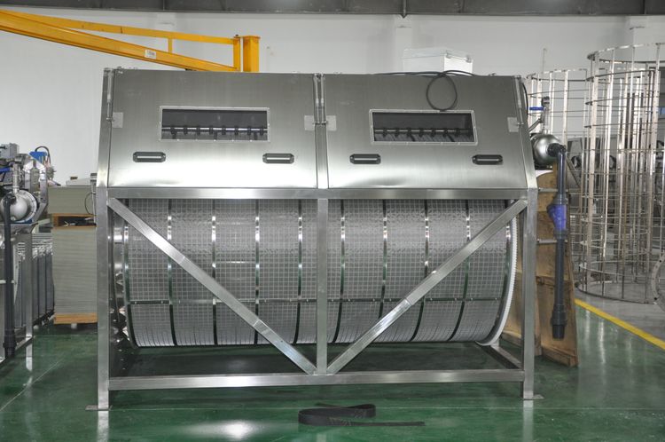 Stainless steel microfiltration machine